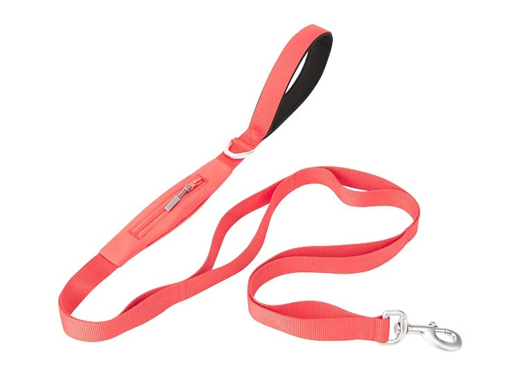 laisse chien rouge stockage